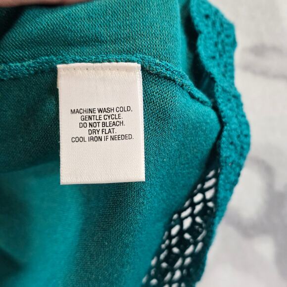 Covington Women's Silk/Nylon Tank Top Green Size 16-18W - Picture 7 of 8